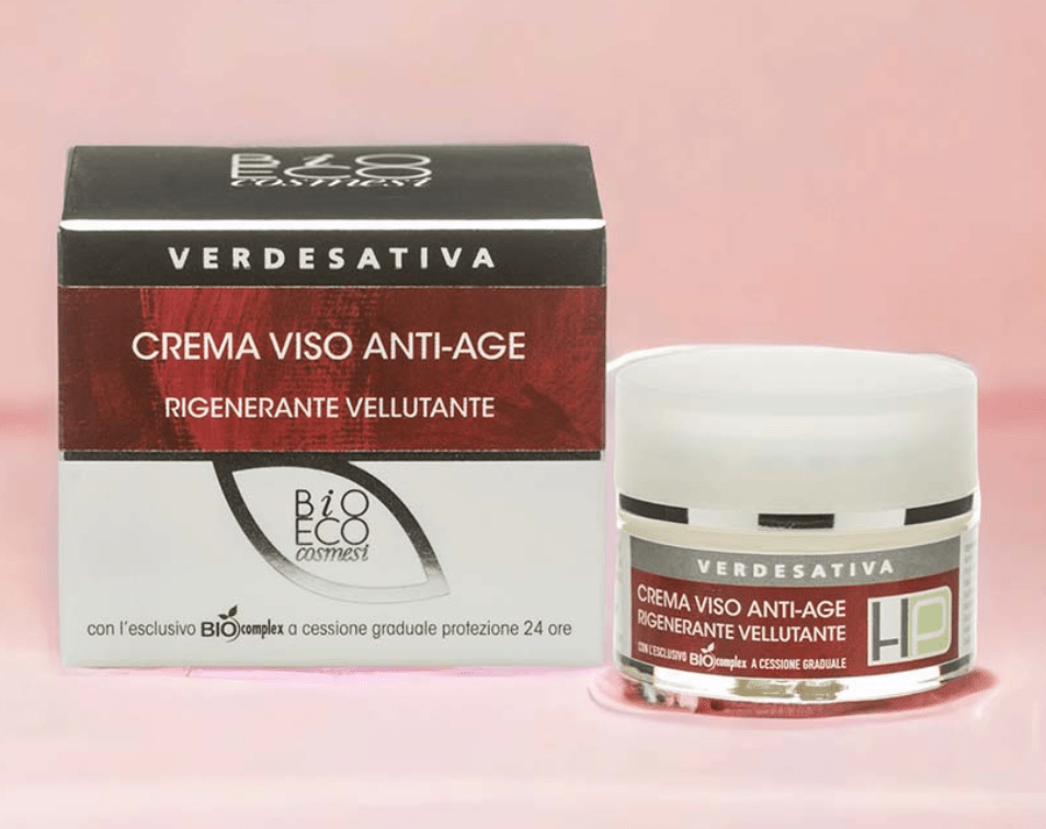 Crema viso Anti Age rigenerante vellutante BioComplex 30ml Verdesativa