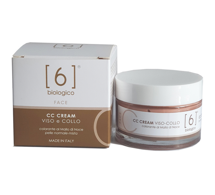 Crema CC viso-collo colorante al Mallo di Noce 50ml