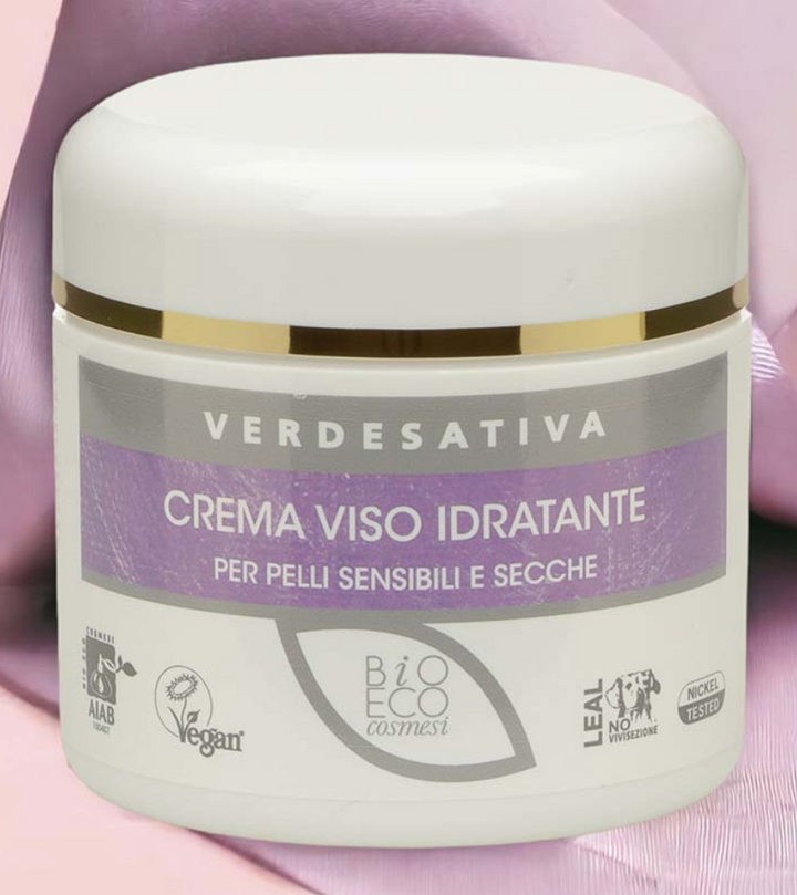 Crema Viso Idratante pelli sensibili e secche 50ml