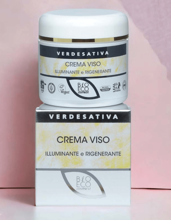 Crema viso Illuminante e Rigenerante 50ml Verdesativa
