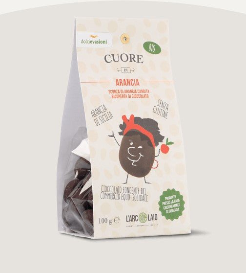 Cuore di Arancia bio senza glutine 100g - Società Cooperativa Sociale L'Arcolaio - ZiaCris DispensAttiva