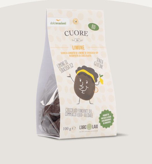 Cuore di Limone bio senza glutine 100g Società Cooperativa Sociale L'Arcolaio