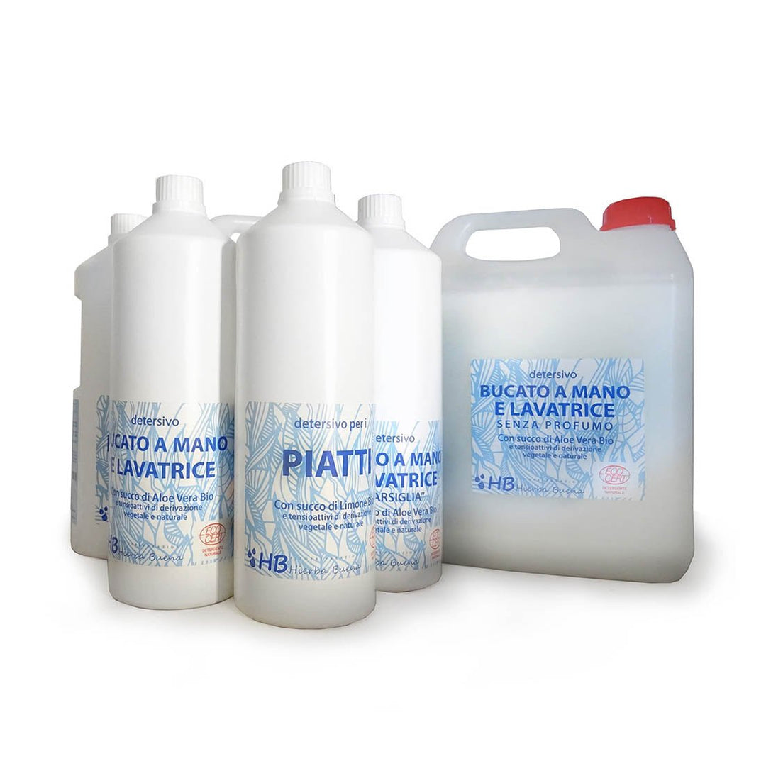Ecodetergente lavatrice e bucato a mano marsiglia Hierba Buena