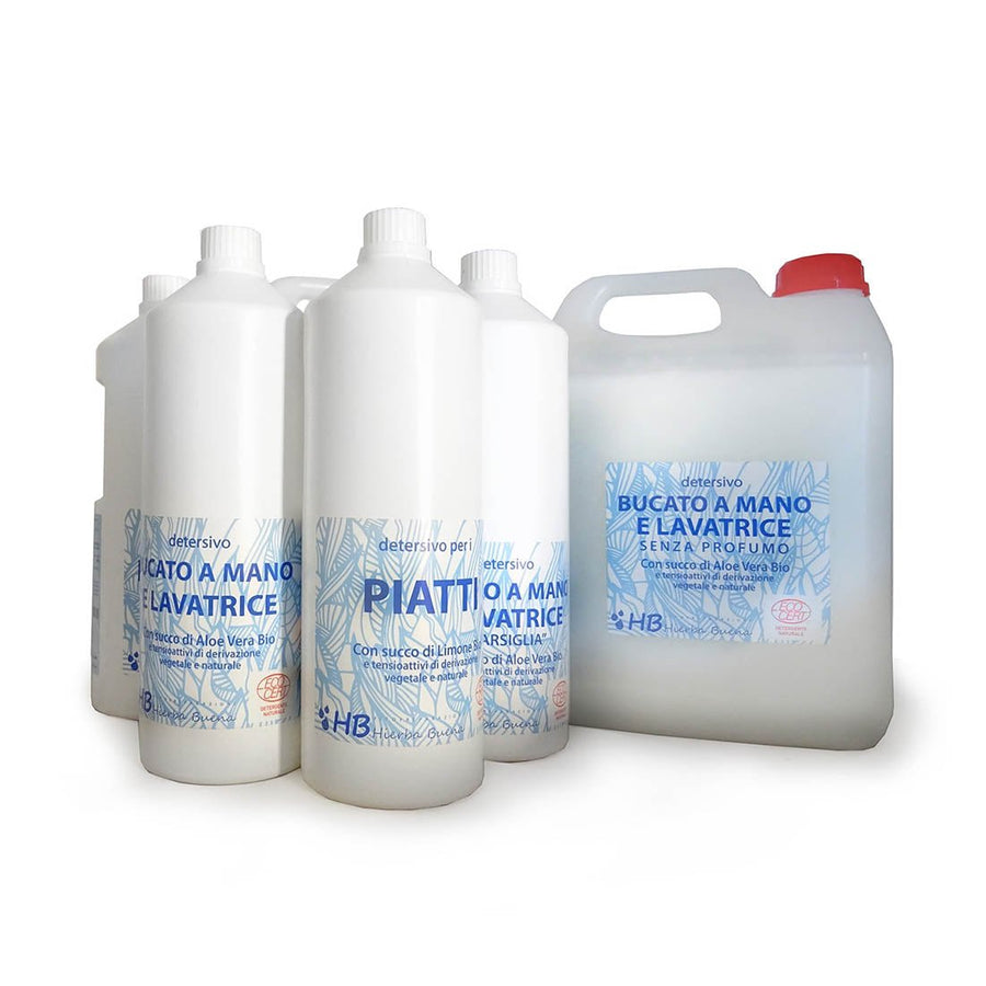 Ecodetergente lavatrice e bucato a mano marsiglia Hierba Buena