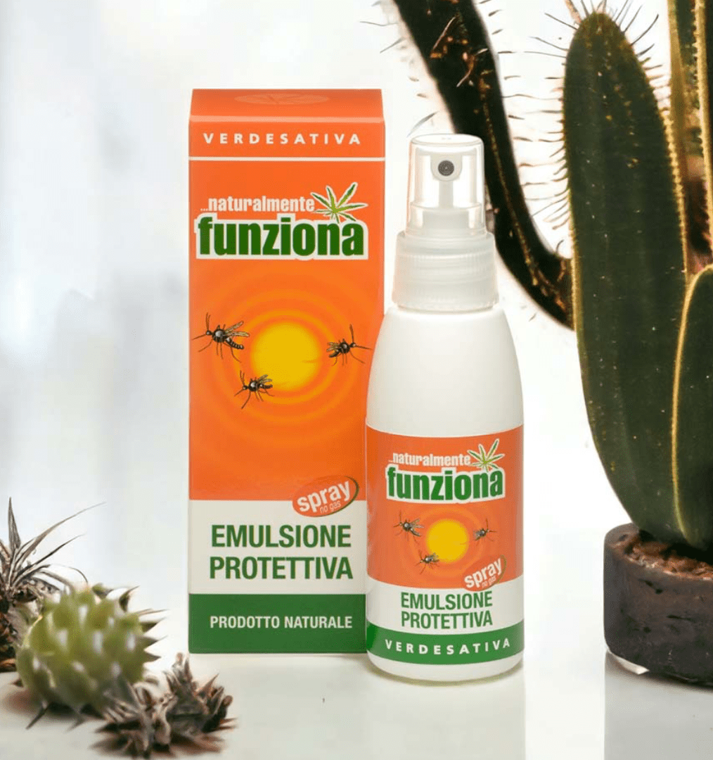 Emulsione antizanzare protettiva e idratante 100ml Verdesativa