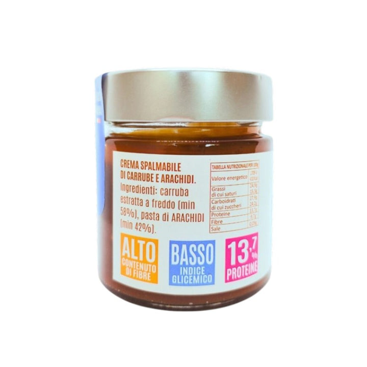 Crema spalmabile proteica Energica con carruba e arachidi 200g