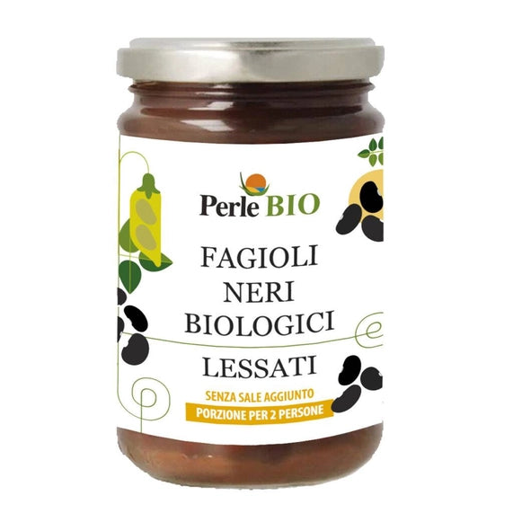 Fagioli neri biologici lessati 290g A.G.R. s.r.l.