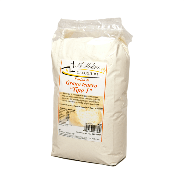 Farina di grano tenero tipo 1 Molino Calogiuri