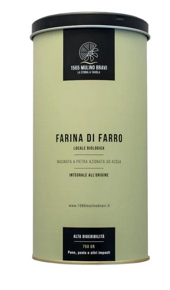 Farina integrale di farro monococco bio in latta 750g