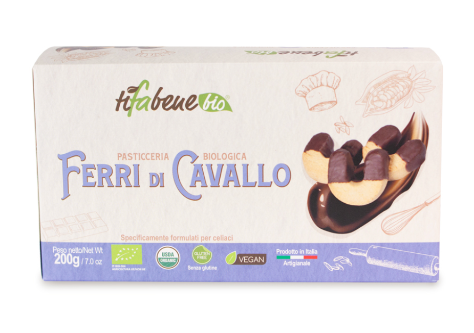 Ferri di cavallo biologici senza glutine 200g TiFaBeneBio