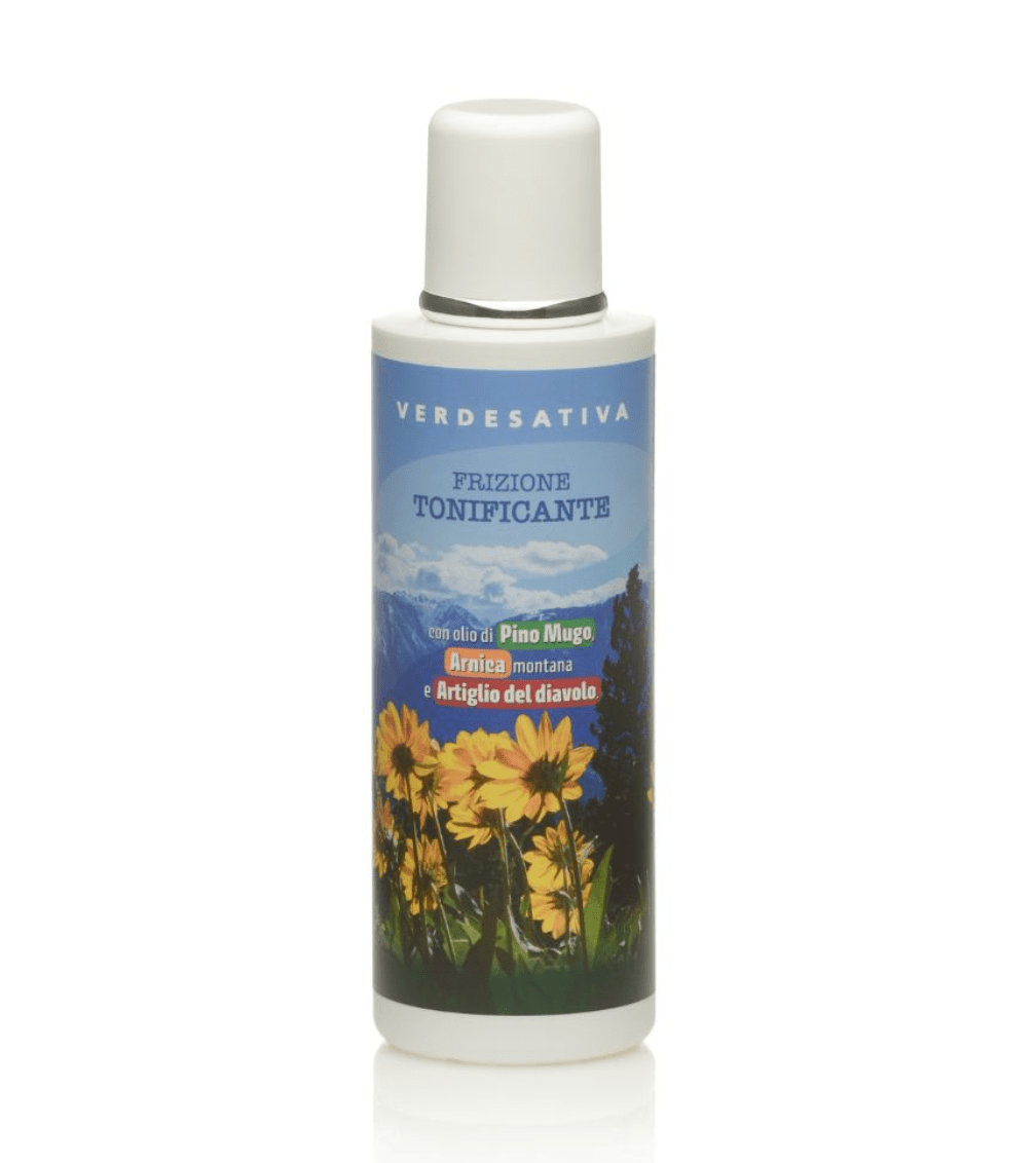 Frizione tonificante arnica e pino mugo 200ml Verdesativa