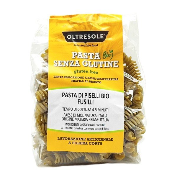 Fusilli di piselli bio senza glutine 350g Oltresole S.r.l.