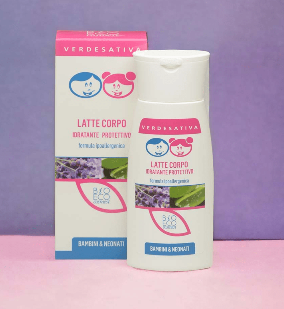 Latte Corpo Bambini - Idratante e Protettivo 150ml Verdesativa