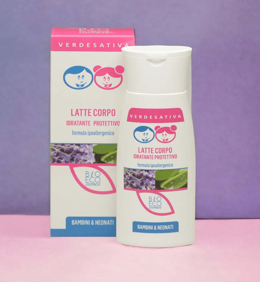 Latte Corpo Bambini - Idratante e Protettivo 150ml Verdesativa