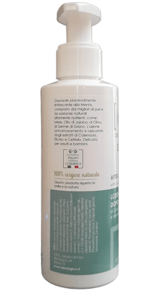 Lozione doposole al Cetriolo & Menta 150ml 6biologico