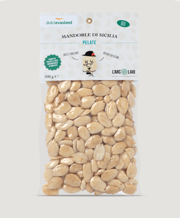 Mandorle di Sicilia pelate 200g