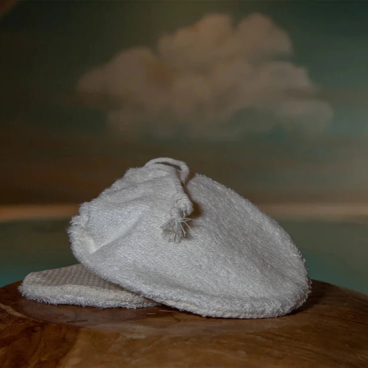 Manopola doccia Baby Glicine in spugna di bambù Kore srl