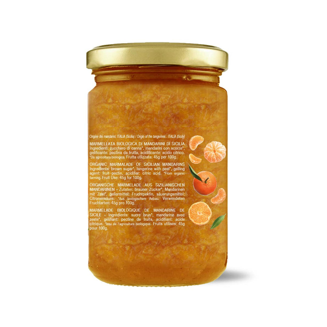 Marmellata biologica di mandarini 360g CONVIVIA for italian food lovers