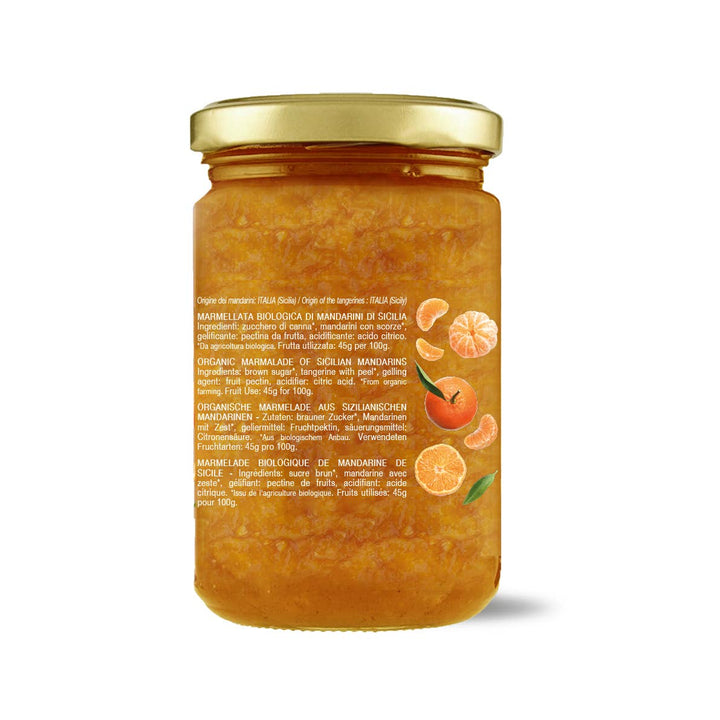 Marmellata biologica di mandarini 360g CONVIVIA for italian food lovers
