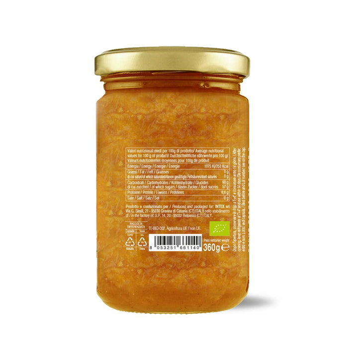 Marmellata biologica di mandarini 360g CONVIVIA for italian food lovers
