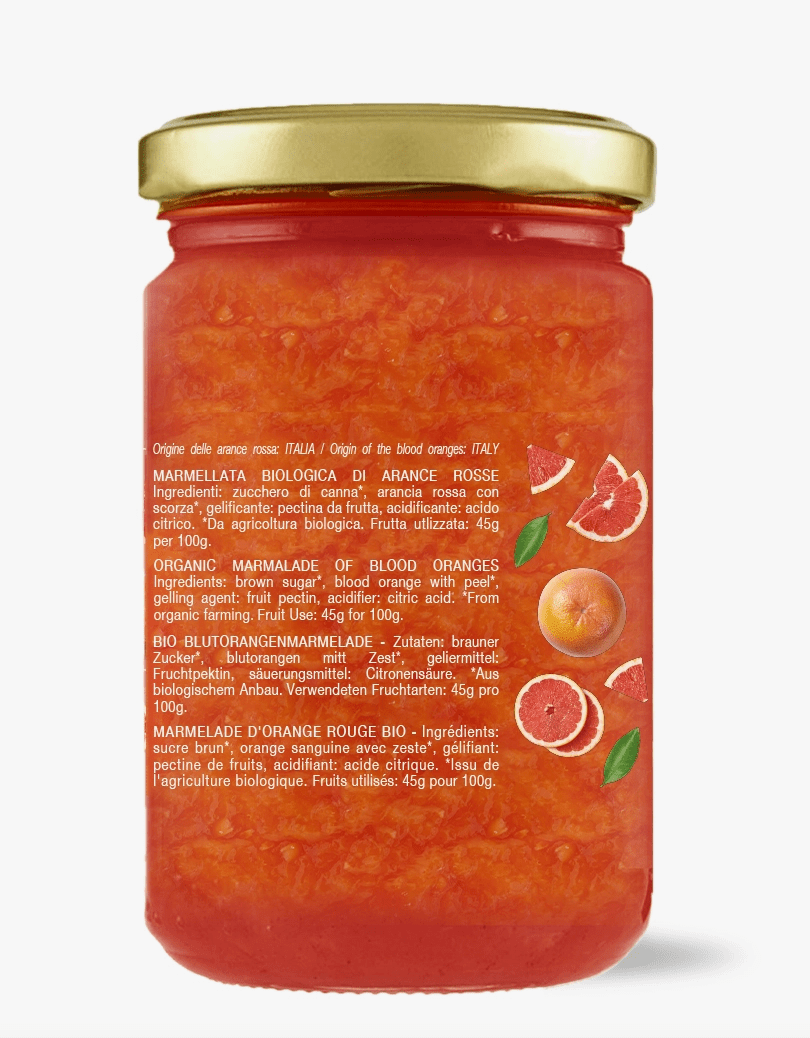 Marmellata di arance rosse 360g CONVIVIA for italian food lovers