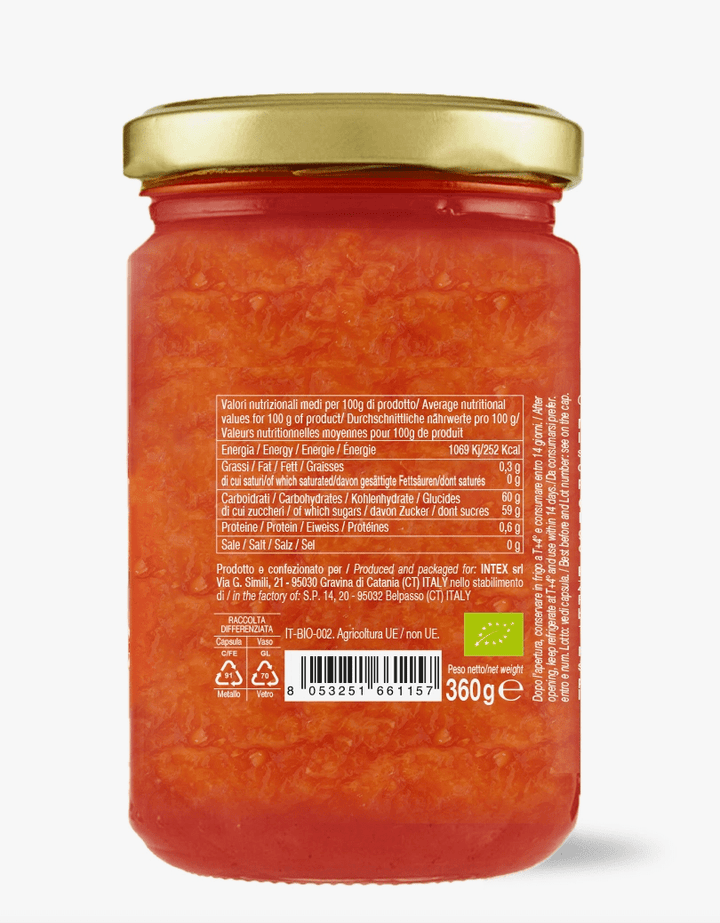 Marmellata di arance rosse 360g CONVIVIA for italian food lovers