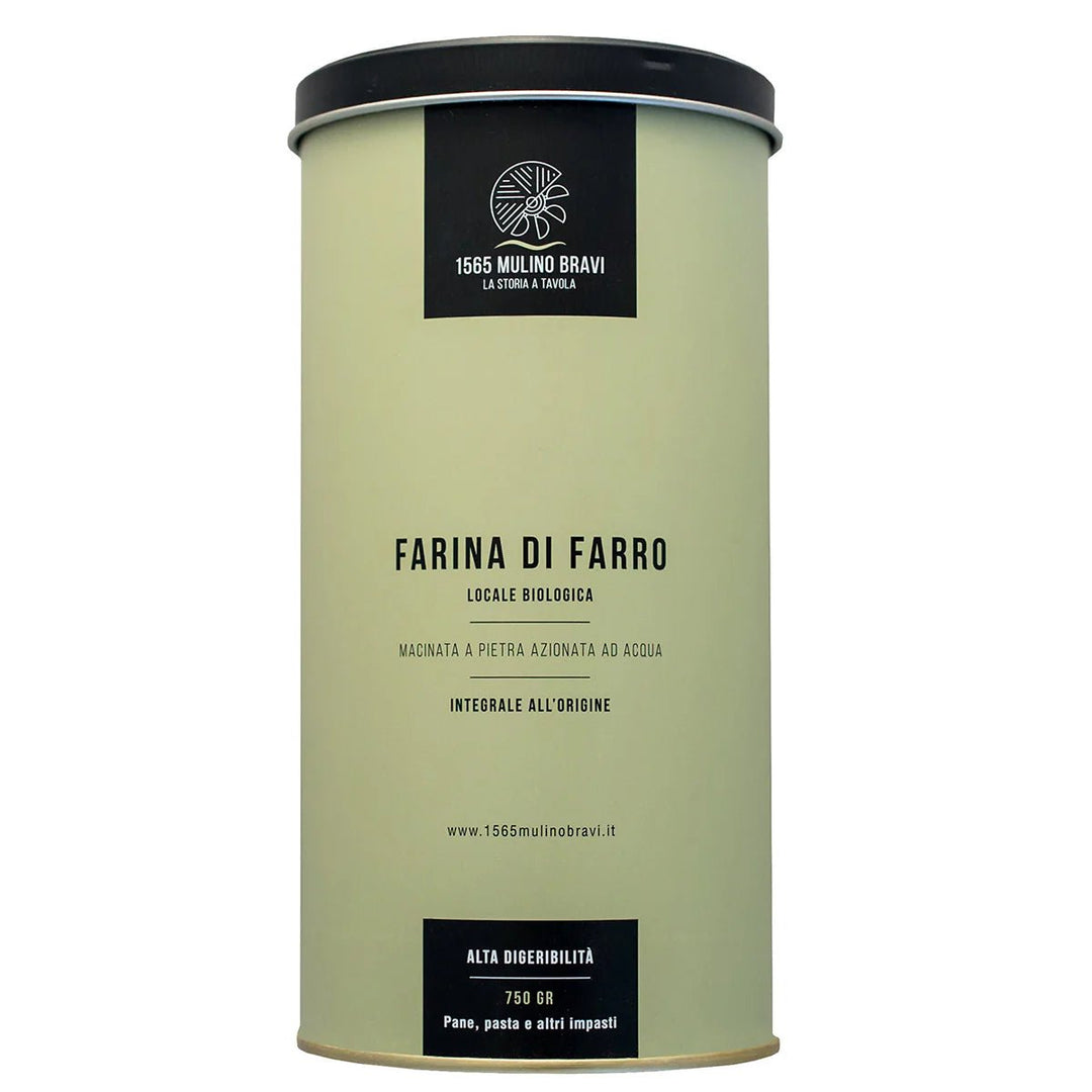Mix farine integrali bio in latta 4x750g (Conf. regalo) 1565 Mulino Bravi