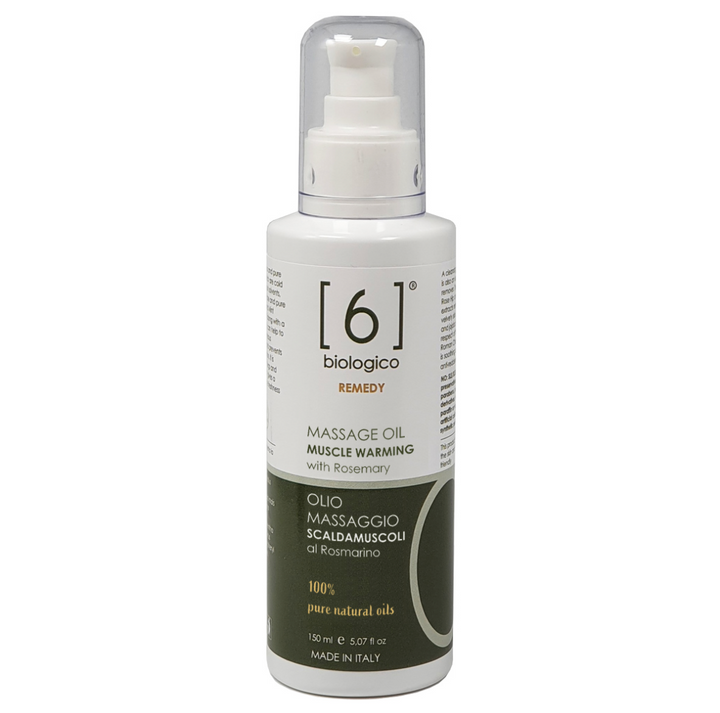 Olio massaggio scaldamuscoli al rosmarino 150ml
