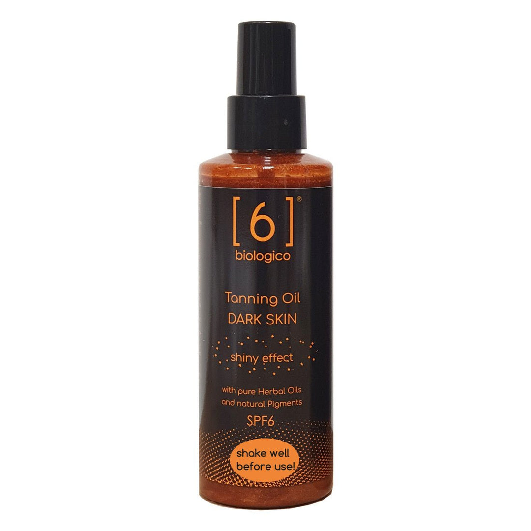 Olio solare spray Dark skin SPF6 shiny effect 150ml 6biologico