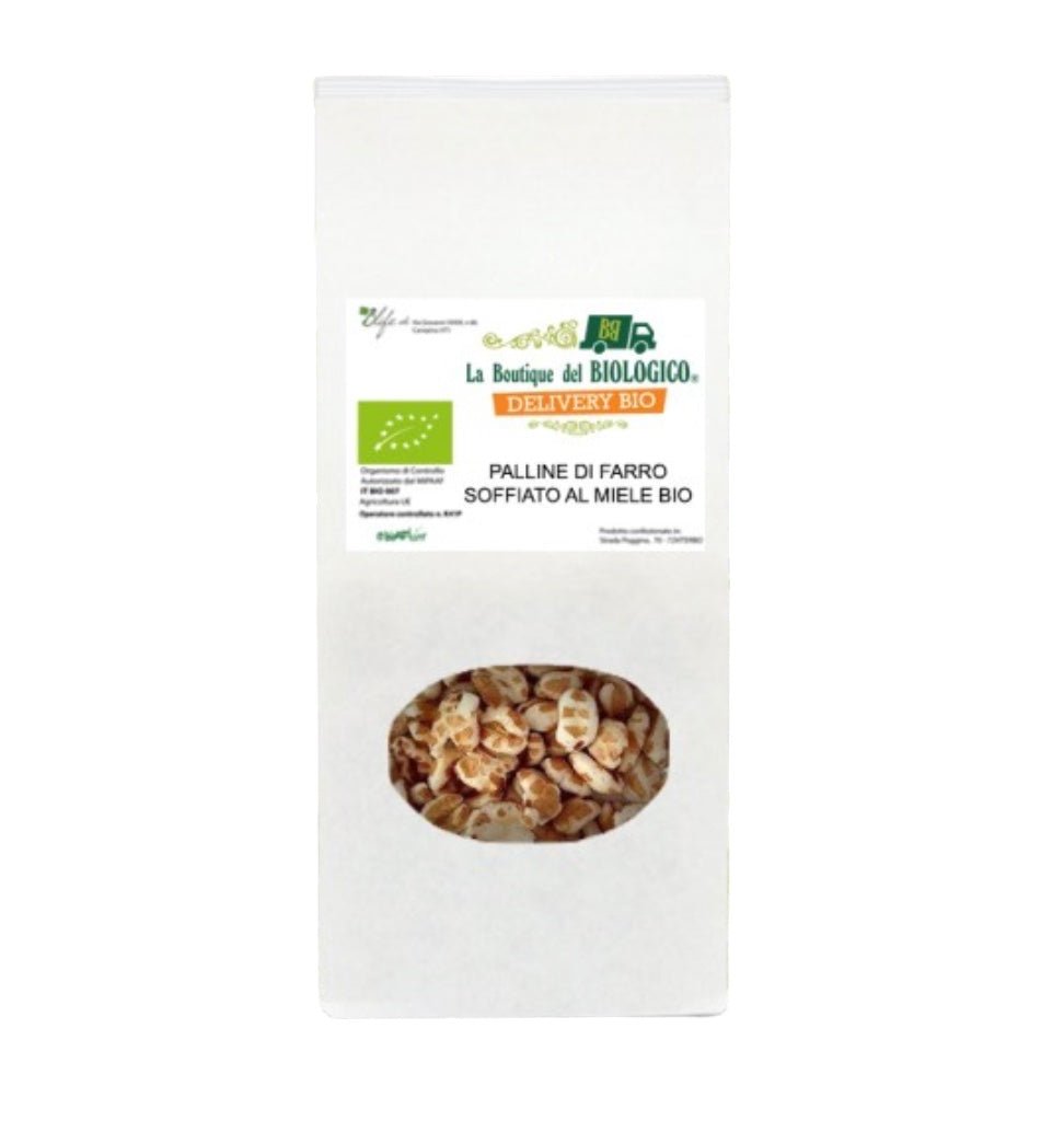 Palline di farro soffiato al miele bio 400g - ZiaCris