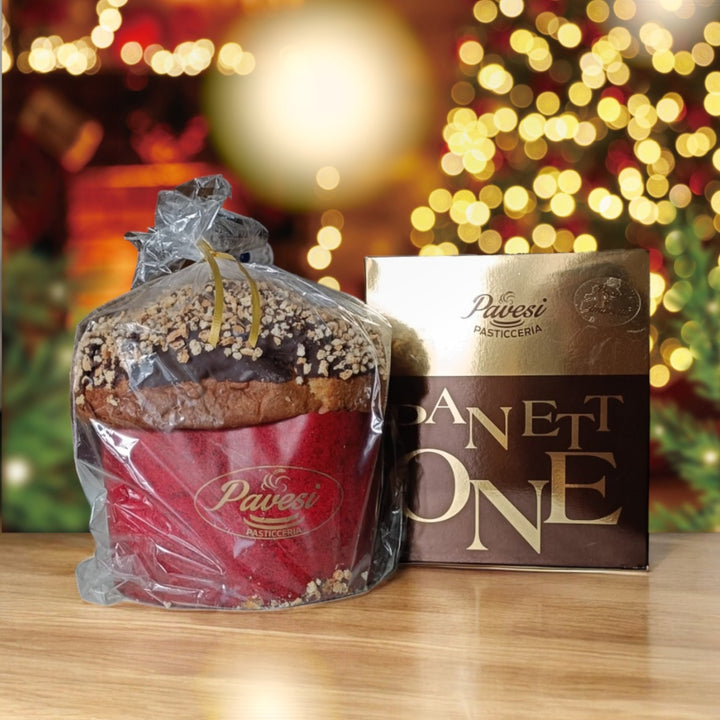 Panettone artigianale pesca amaretto 750g Pasticceria Pavesi