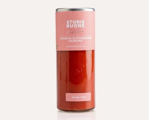Passata di pomodoro ciliegino bio nichel friendly 550g ValGiò