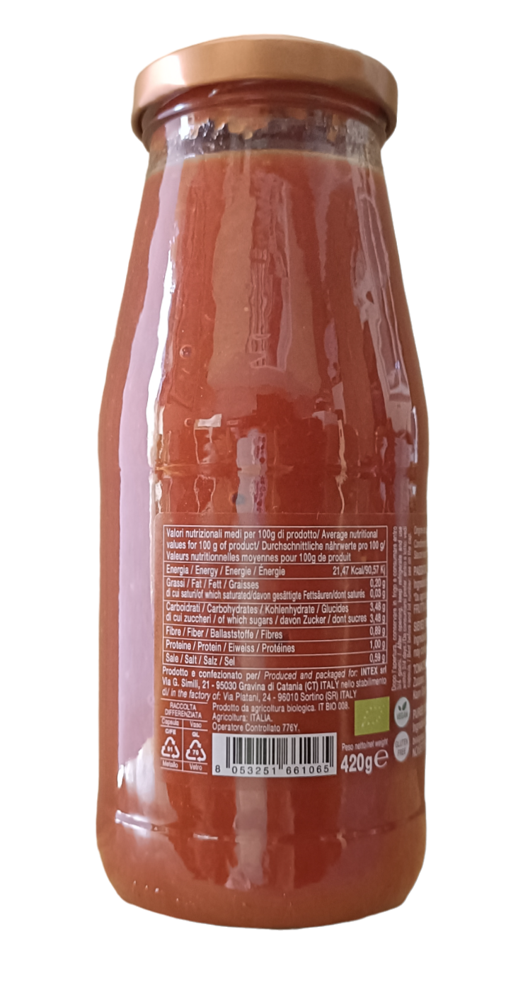 Passata di pomodoro biologica 420g