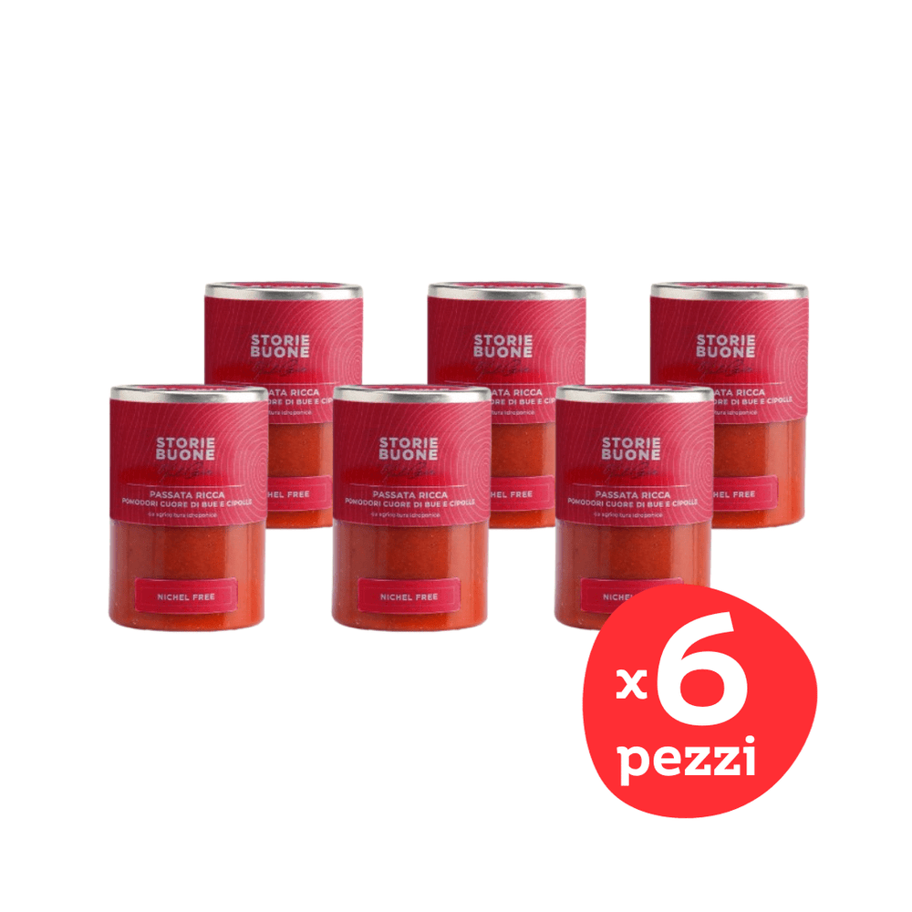 Passata ricca di pomodoro e cipolle nichel friendly 310g ValGiò