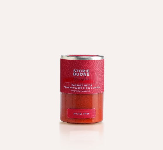 Passata ricca di pomodoro e cipolle nichel free 310g