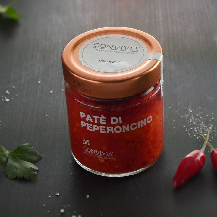 Paté di peperoncino bio 190g CONVIVIA for italian food lovers