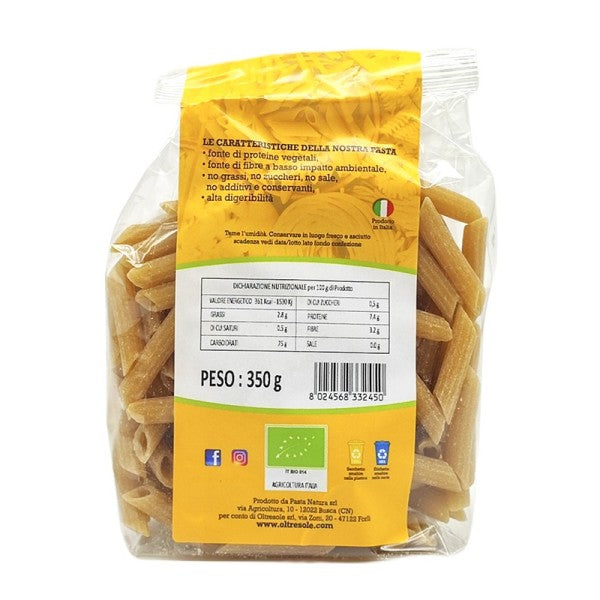 Penne di riso integrale bio senza glutine 350g
