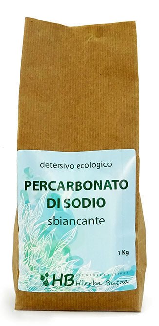 Percarbonato di sodio sbiancante puro 1kg Hierba Buena