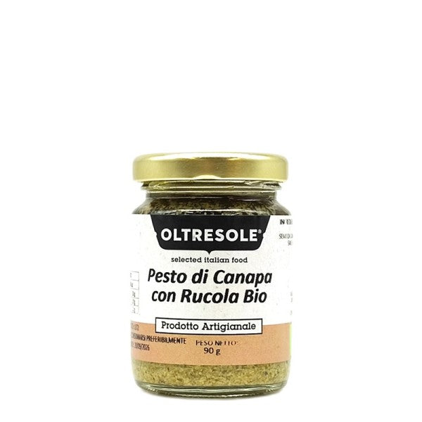 Pesto di canapa e rucola bio senza glutine 90g
