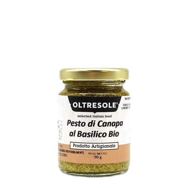 Pesto di canapa e basilico bio senza glutine 90g Oltresole S.r.l.