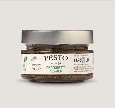 Pesto di finocchietto selvatico bio senza glutine 90g Società Cooperativa Sociale L'Arcolaio