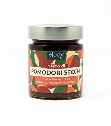 Pesto di pomodori secchi senza aglio Medio 130g Elody
