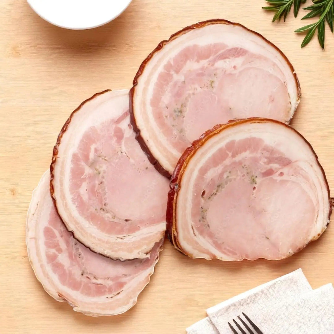Porchetta arrosto di maiale porzionata sottovuoto 1kg (a fette) Azienda Agricola Pratini