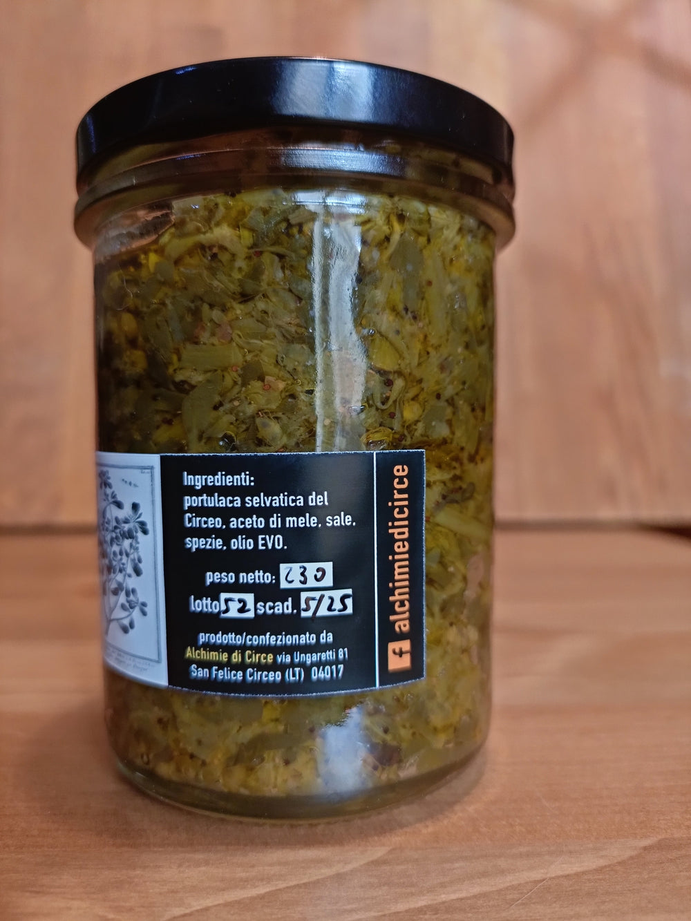 Portulaca Selvatica in giardiniera 230g Alchimie di Circe