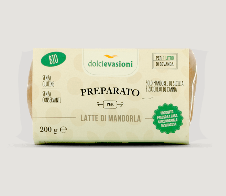 Preparato per latte di mandorla senza glutine 200g