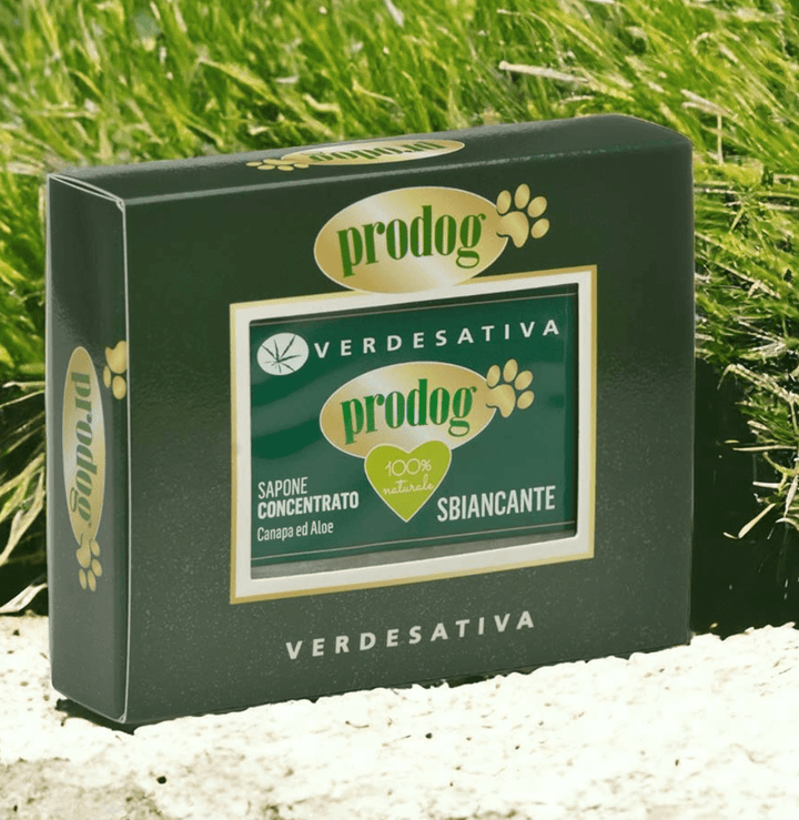 Prodog Sapone concentrato sbiancante Canapa e Aloe 100g Verdesativa
