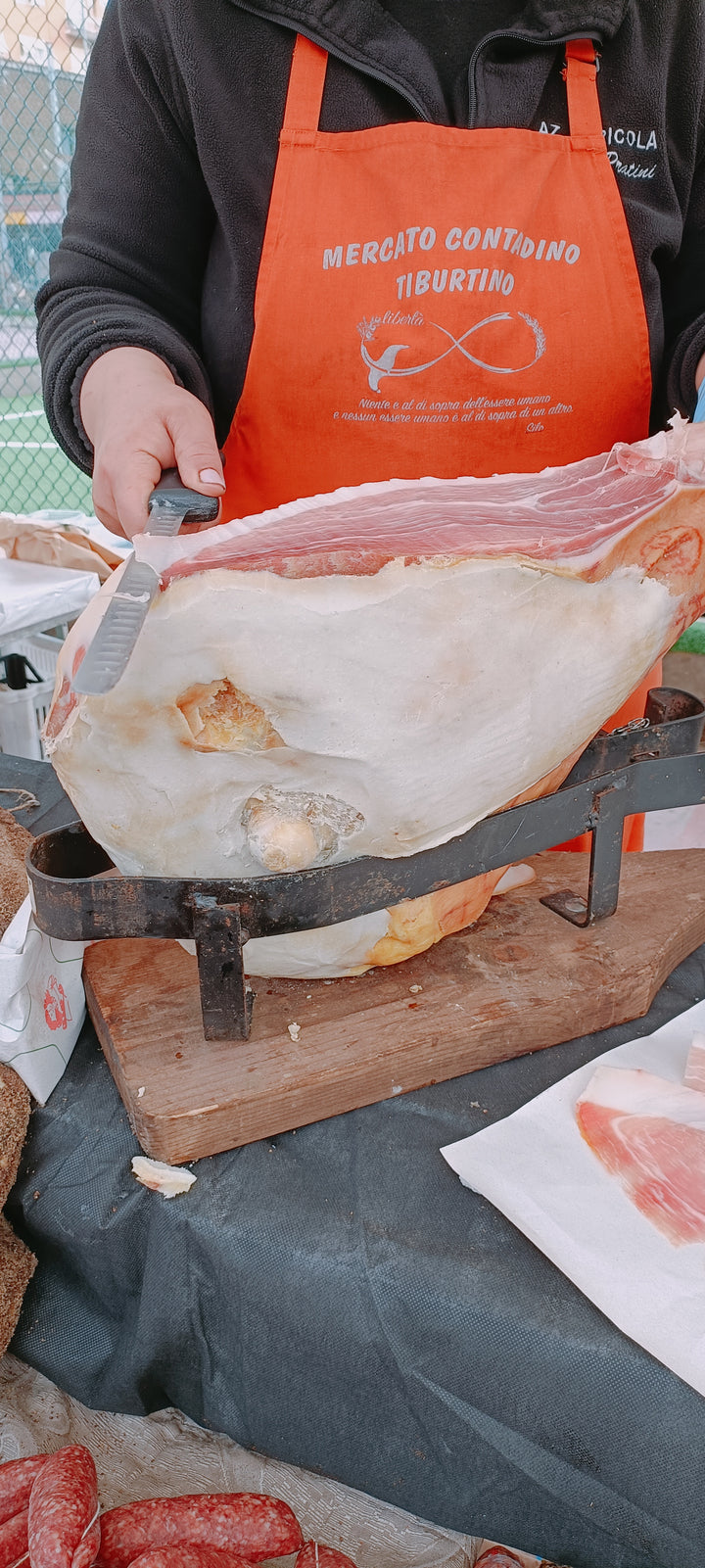 Prosciutto crudo di maiale all'etto