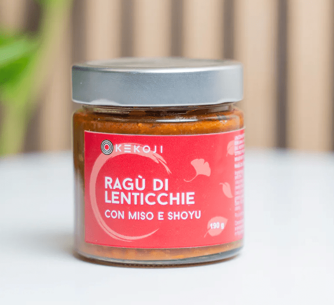 Ragù di lenticchie con miso e shoyu 190g Kekoji Lab