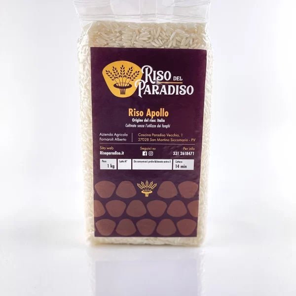 Riso Apollo sottovuoto 1kg Il Riso del Paradiso