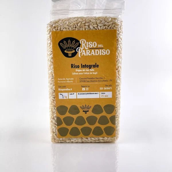 Riso Arborio integrale sottovuoto 1kg Il Riso del Paradiso